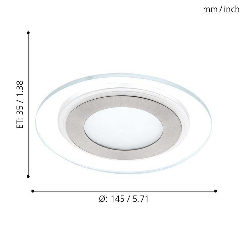Eglo - Lampada LED da incasso 1xLED/11W/230V