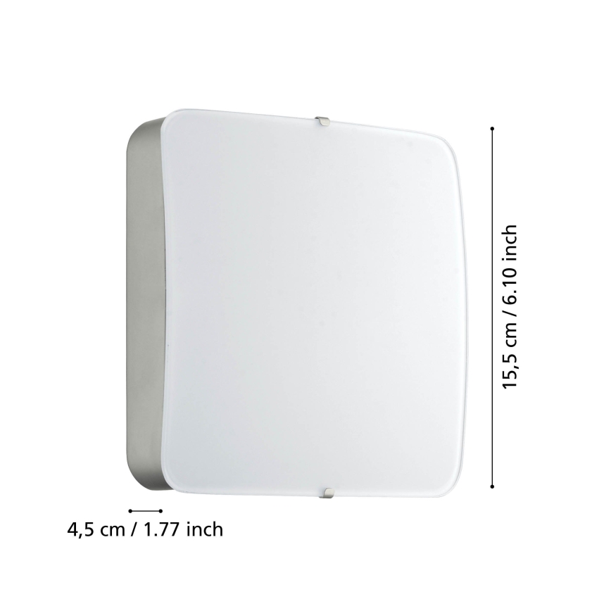 Eglo 95967 - Plafonnier LED CUPELLA LED/11W/230V chrome mat