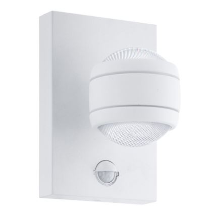 Eglo 96022 - Applique murale d'extérieur LED avec détecteur de mouvement SESIMBA 1 2xLED/3,7W IP44