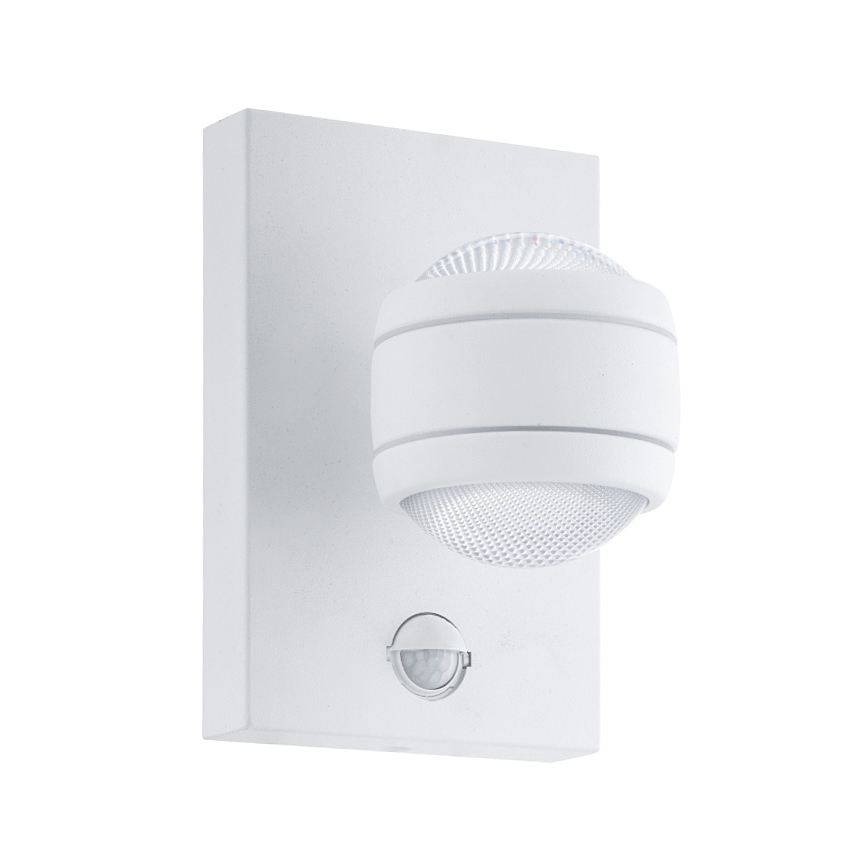 Eglo 96022 - Applique murale d'extérieur LED avec détecteur de mouvement SESIMBA 1 2xLED/3,7W IP44