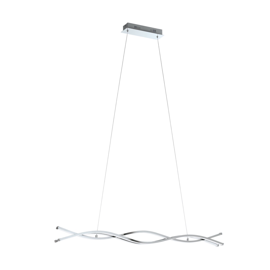 Eglo - Lampadario LED a sospensione con cavo LED/35W/230V 3000K cromo lucido