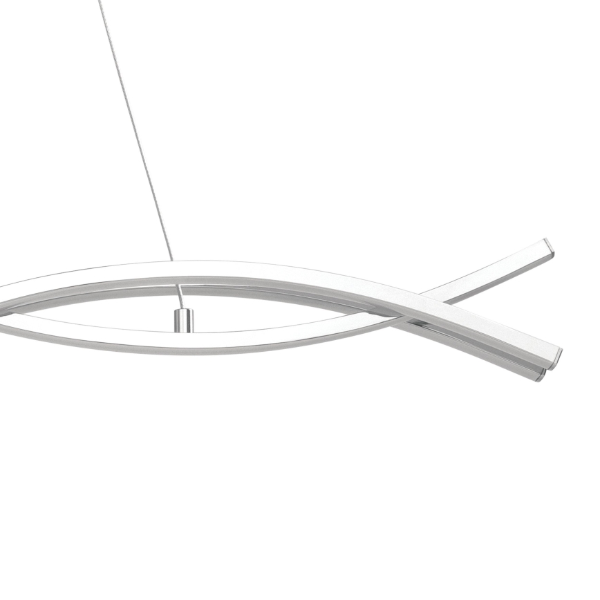 Eglo - Lampadario LED a sospensione con cavo LED/35W/230V 3000K cromo lucido
