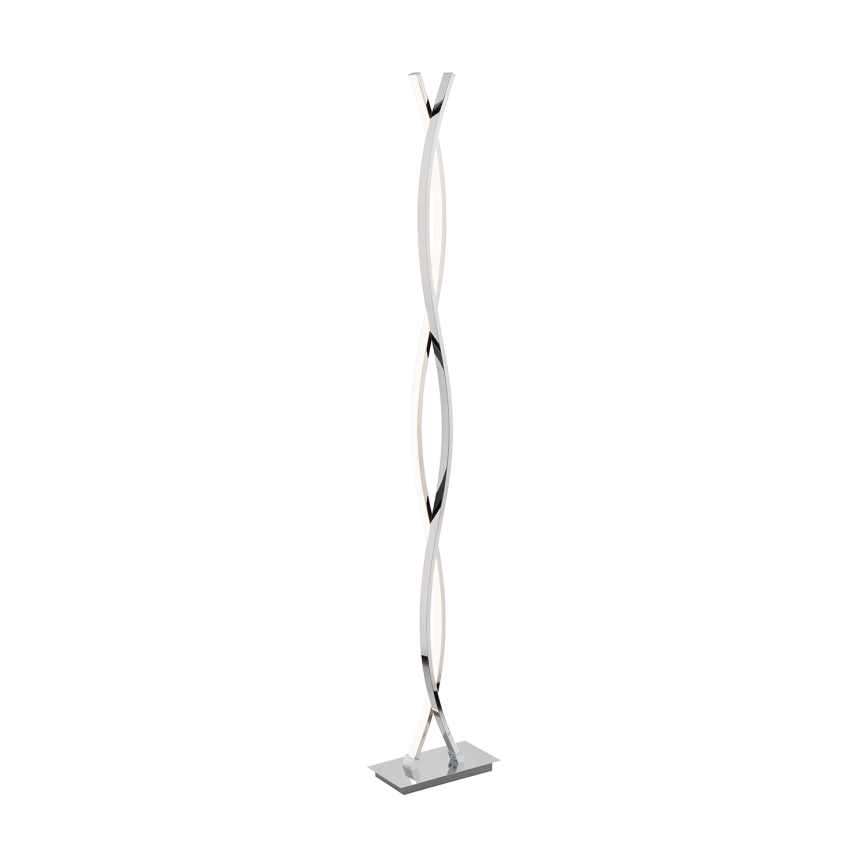 Eglo - Lampada da terra a LED 36 W, 230 V, cromo lucido
