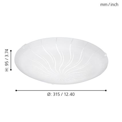 Eglo - Plafoniera LED/11W/230V