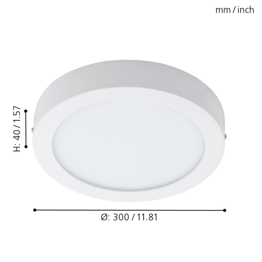 Eglo 96168 - Plafoniera LED FUEVA 1 LED/22W/230V