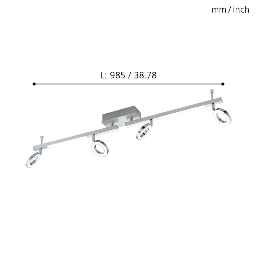 Eglo - Faretto 4xLED/3,2W + 2xLED/3,3/230V