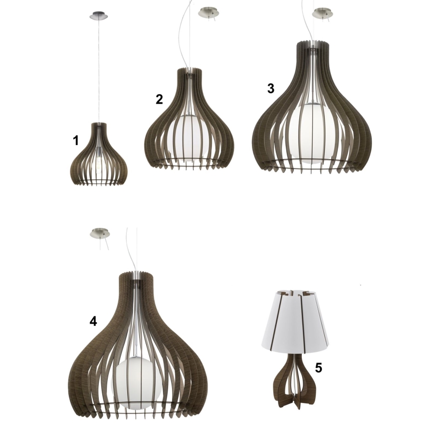 Eglo 96219 - Deckenleuchte TINDORI 1xE27/60W/230V