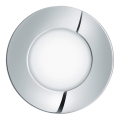 Eglo 96242 - LED-Einbauleuchte FUEVA 1 für Badezimmer, 1xLED/2,7W/230V, IP44, Ø 8,5 cm