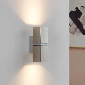 Eglo 96264 - Applique murale LED PASSA 2xGU10/2,8W/230V carrée