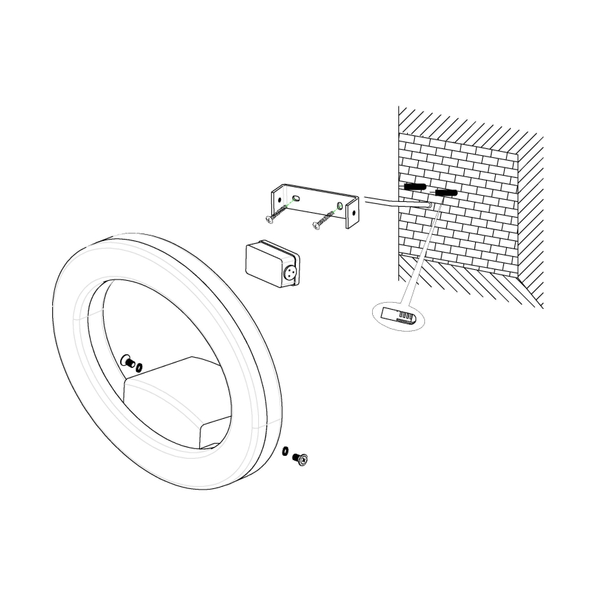 Eglo - Applique a LED da esterno LED/10W/230V