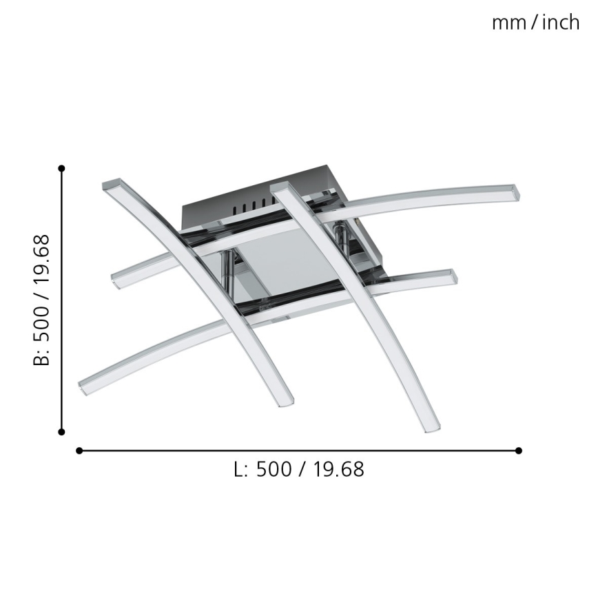 Eglo - Lampadario LED fisso 4xLED/5W/230V