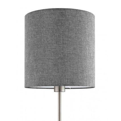 Eglo 96377 - Lampada da terra PASTERI 1xE27/60W/230V Ø 28 cm, grigio