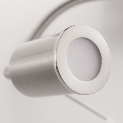 Eglo - Lampada LED flessibile 1xE27/40W+LED/3,8W taupe