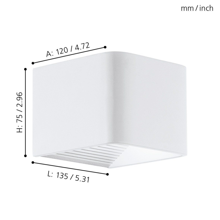 Eglo 96497 - Applique murale extérieure DONINNI LED/6W/230V IP44