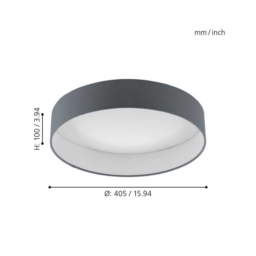 Eglo - LED-dimmbare Deckenleuchte, 18 W, 230 V