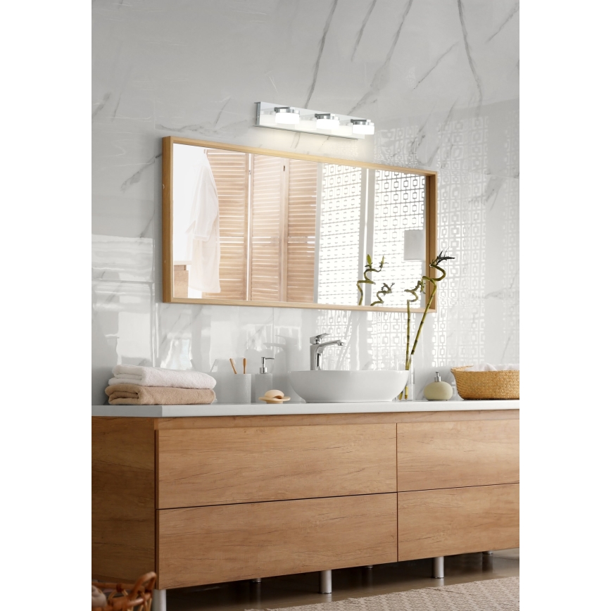 Eglo - LED Dimmerabile Applique da bagno 3xLED/7,2W/ IP44