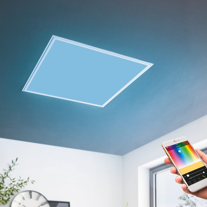 Eglo - Luminaire LED RVBW à intensité variable SALOBRENA-C LED/16W + télécommande