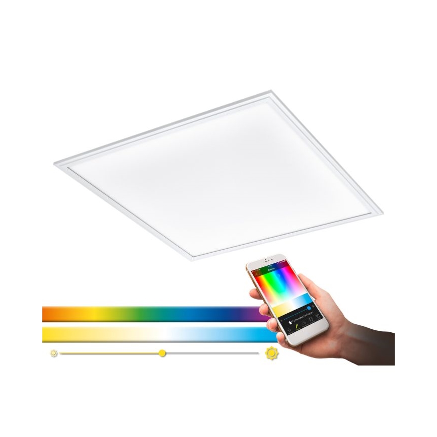 Eglo - Luminaire RGBW à intensité variable SALOBRENA-C LED/30,5W/230V + télécommande
