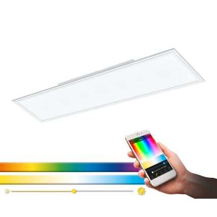 Eglo - Luminaire RGBW à intensité variable SALOBRENA-C LED/31W + télécommande