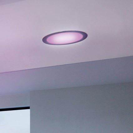 Eglo - LED RGB Lampada da incasso dimmerabile FUEVA-C LED/15,6W/230V Ø 22,5 cm