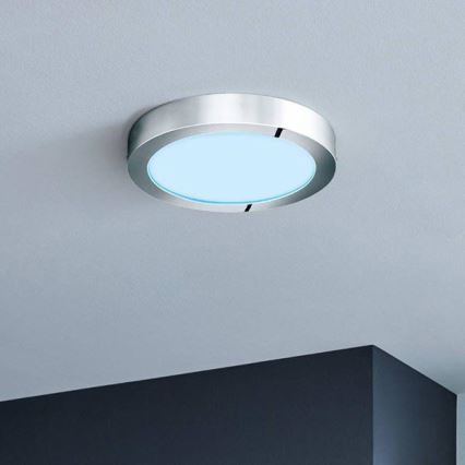 Eglo - Plafoniera LED RGBW dimmerabile FUEVA-C LED/15,6W/230V Bluetooth Ø 22,5 cm