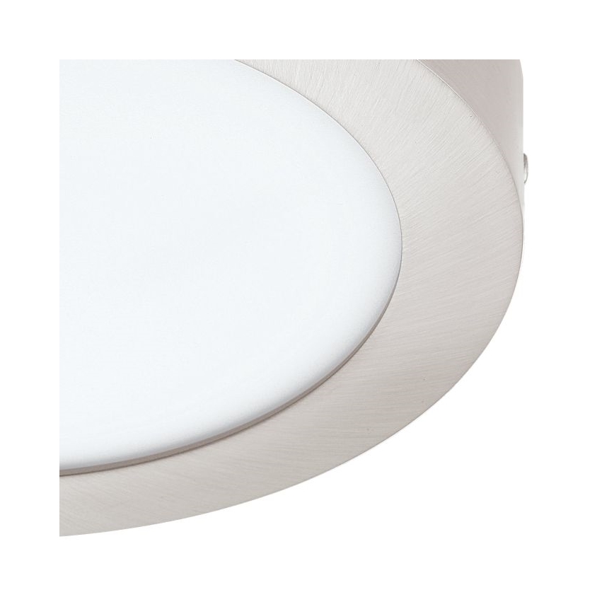 Eglo - Plafoniera LED RGBW dimmerabile FUEVA-C LED/15,6W/230V cromo opaco Bluetooth