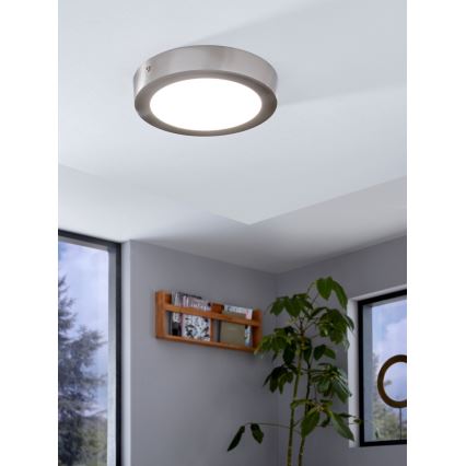 Eglo - Plafonnier LED RGBW dimmable FUEVA-C LED/15,6 W/230 V Bluetooth Ø 22,5 cm