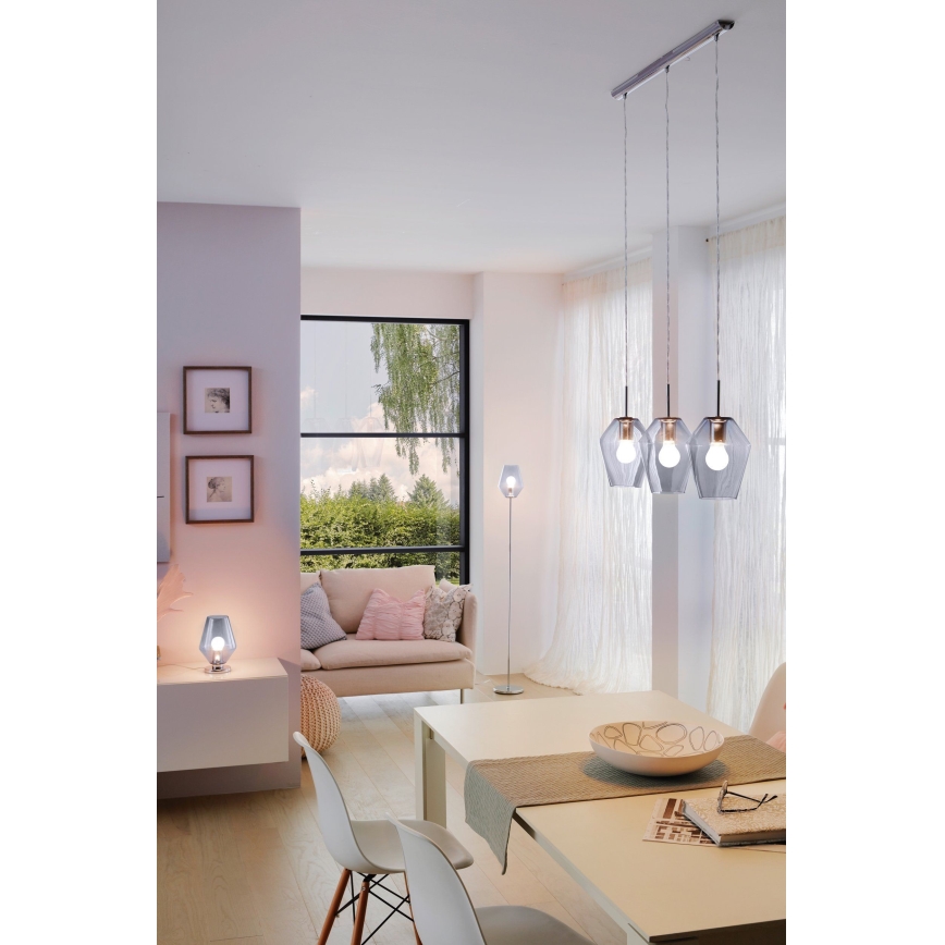 Eglo 96774 - Lampadario a cavo MURMILLO 3xE27/28W/230V