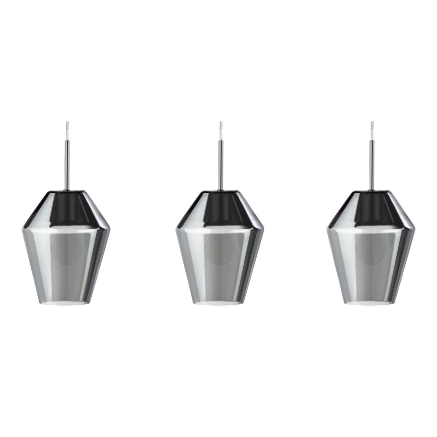 Eglo 96774 - Suspension sur câble MURMILLO 3xE27/28W/230V