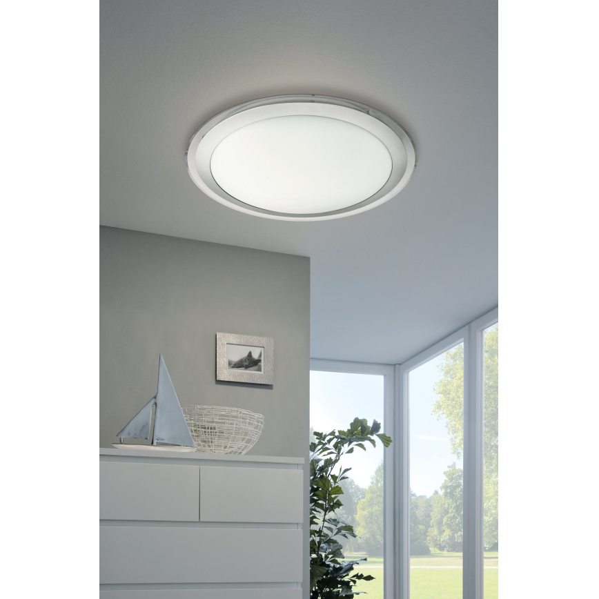 Eglo - Plafonnier LED RVBW à intensité variable COMPETA-C LED/17W/230V + télécommande