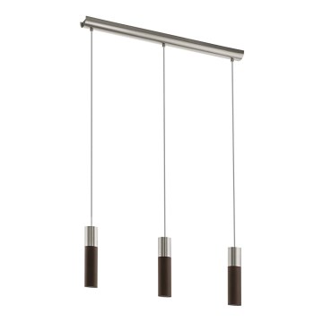 Eglo 96882 - Lampada LED a sospensione VILLORA 3xGU10/5W/230V