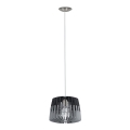 Eglo 96955 - Hängeleuchte mit Kabelaufhängung ARTANA 1xE27/60W/230V grau/schwarz 300 mm