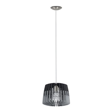 Eglo 96955 - Hängeleuchte mit Kabelaufhängung ARTANA 1xE27/60W/230V grau/schwarz 300 mm