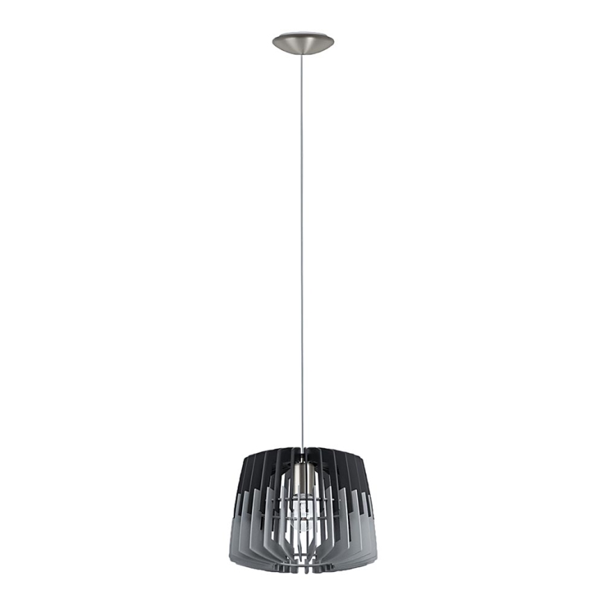 Eglo 96955 - Kronleuchter auf der Litze ARTANA 1xE27/60W/230V grau/schwarz 300mm