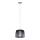 Eglo 96955 - Lampadario a sospensione con filo ARTANA 1xE27/60W/230V grigio/nero 300mm