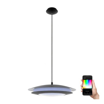 Eglo 96979 - Lampada a sospensione LED RGB MONEVA-C LED/27W/230V