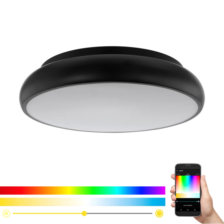 Eglo 96996 - Plafonnier LED RGB RIODEVA-C 1xLED/27W/230V