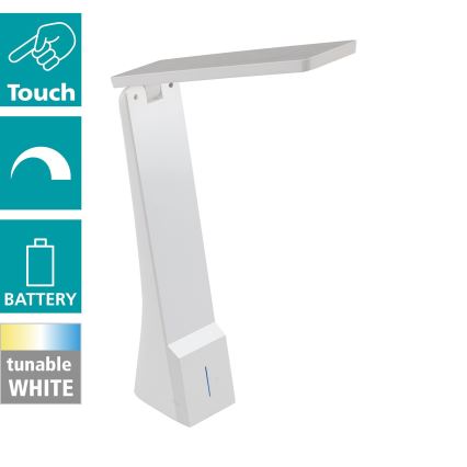 Eglo - dimmbare LED-Tischlampe LED/1,8W/230V weiß