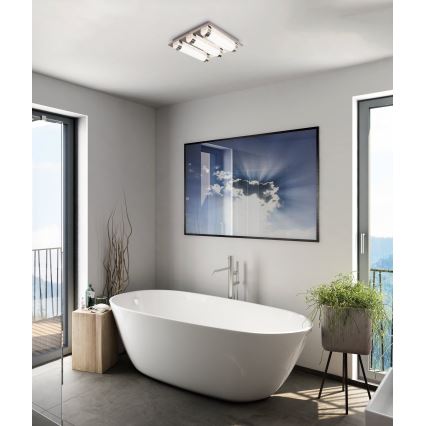 Eglo - Plafoniera LED da bagno 3xLED/7W/230V IP44