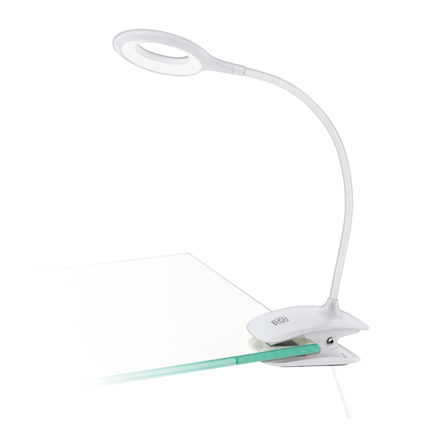 Eglo - Lampada LED dimmerabile con clip LED/3W/5V 500 mAh bianca