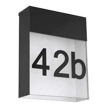 Eglo 97117 - Numero civico a LED PONSO LED/4,8W/230V
