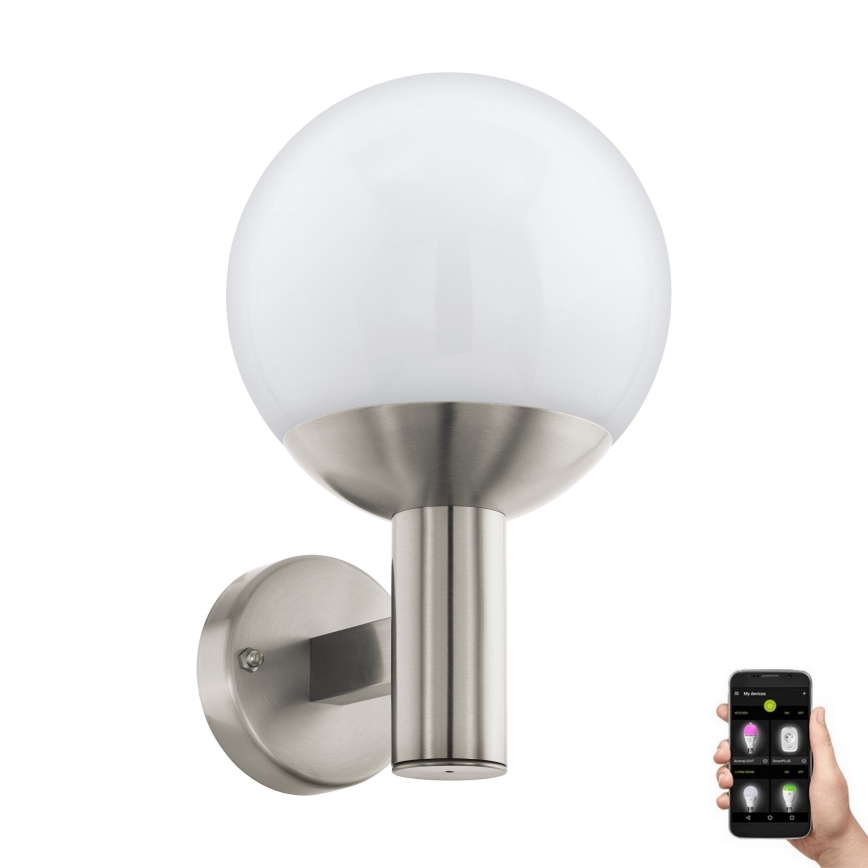 Eglo 97247 - Applique murale extérieure LED dimmable NISIA-C 1xE27/9W/230V IP44
