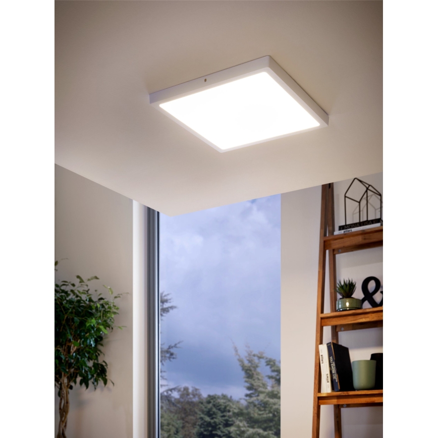 Eglo - Plafoniera LED 1xLED/25W/230V bianca quadrata 2500 lm 40x40 cm