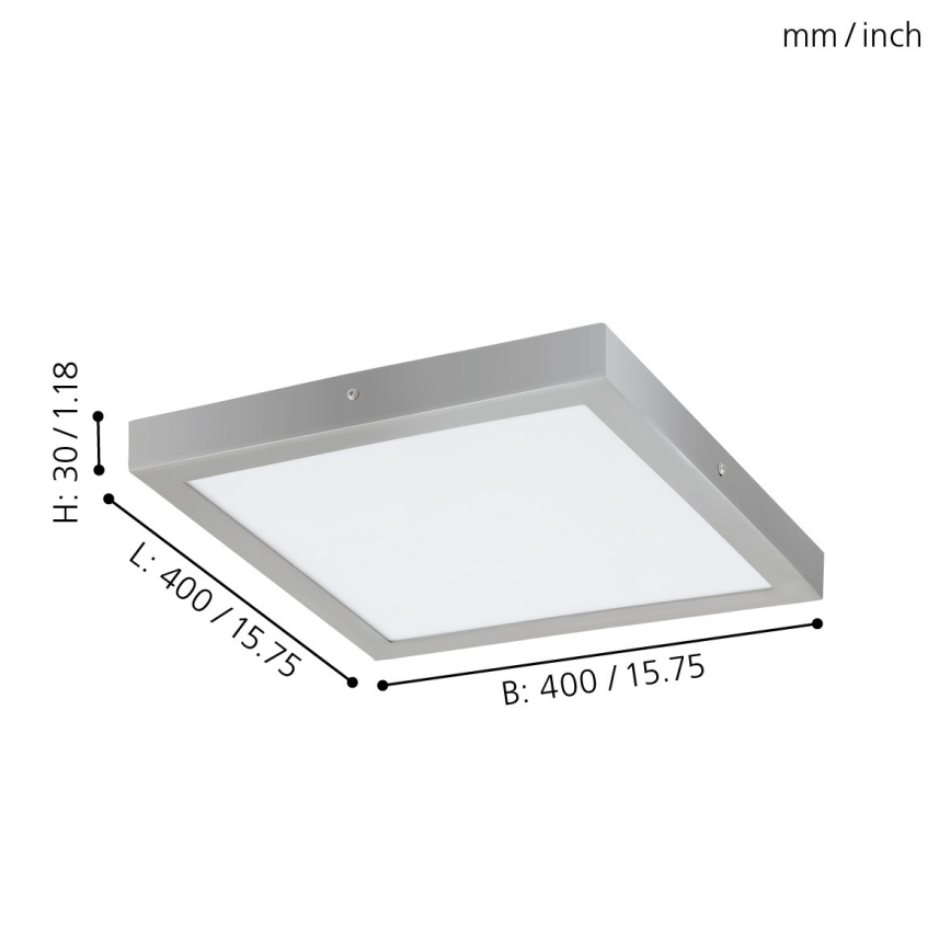 Eglo - Plafoniera LED 1xLED/25W/230V 4000K