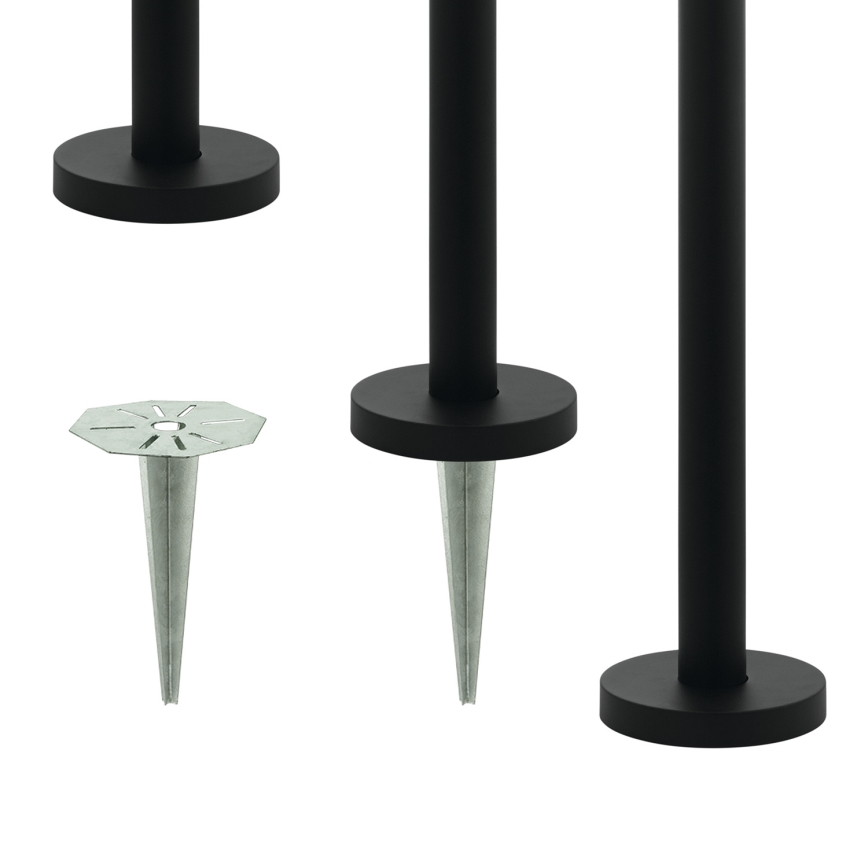 Eglo - Lampadaire extérieur 3xE27/60W/230V IP44