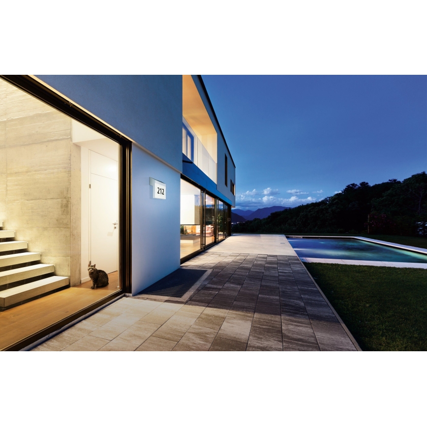 Eglo - Solarhausnummer LED/2W/3,7V