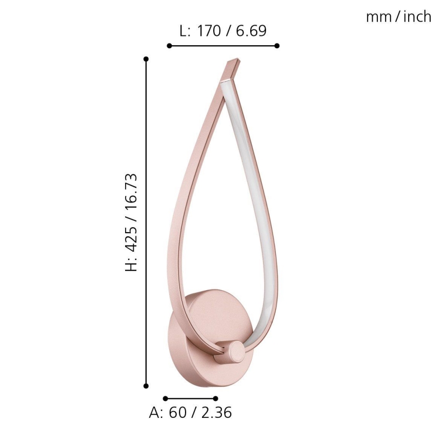 Eglo - Applique a LED 1xLED/11W/230V
