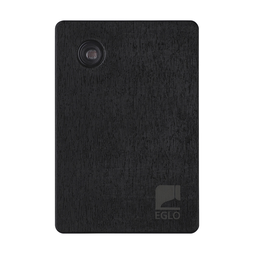 Eglo - Interrupteur crépusculaire 2-100 lux noir IP44
