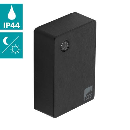 Eglo - Interrupteur crépusculaire 2-100 lux noir IP44