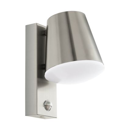 Eglo 97453 - Lampada da parete per esterni con sensore CALDIERO 1xE27/10W/230V IP44